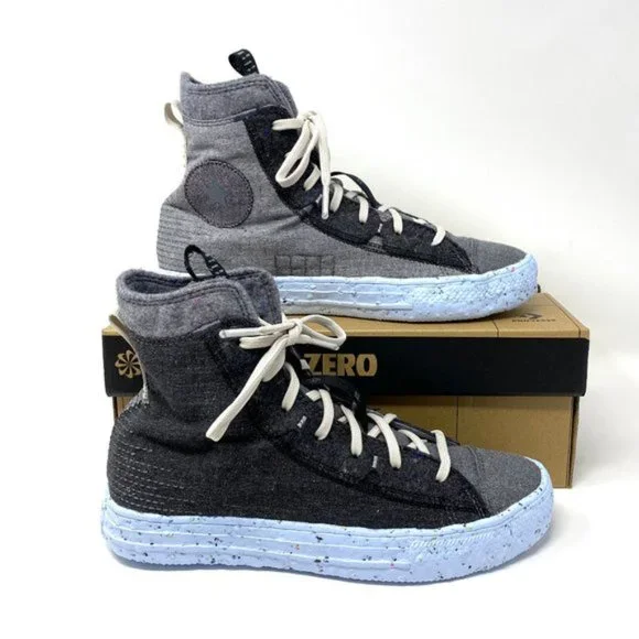 💖MEGA SALE💖Converse CTAS Crater High Top Blue Gray Black Shoes Womens 169418C - Picture 2 of 8